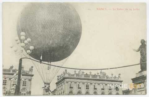 Ascension d'un ballon (Nancy)